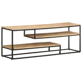 TV Cabinet 130x30x45 cm Rough Mango Wood 321623