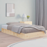 Bed Frame without Mattress 90x190 cm Single Single Solid Wood 820701