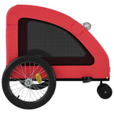 Pet Bike Trailer Red Oxford Fabric and Iron 93985