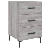 Bedside Cabinet Grey Sonoma 40x40x66 cm Engineered Wood 827666