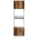Microwave Cabinet Lyon Old Wood 60x57x207 cm Engineered Wood 856128
