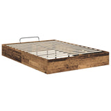 Ottoman Bed Frame Old Wood 193 x 120 x 25 cm Engineered Wood 3409291