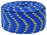 Multipurpose Utility Rope 14 mm 100 m Blue PP 1275 kg Max Load 3473116