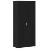 Storage Cabinet Black oak 80 x 41 x 225 cm Engineered wood 3394517