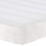 Bed Mattress with Mattress Cream 160 x 200 cm Fabric 42008298