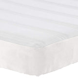 Bed Mattress with Mattress Cream 120 x 190 cm Fabric 42008278