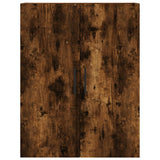 Highboard Smoked Oak 69,5x34x180 cm Engineered Wood 3195816
