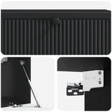 Wall-Mounted TV Cabinet Black 98 x 31 x 30 cm Engineered Wood 898046