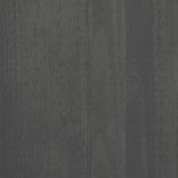 Top for Highboard HAMAR Dark Grey 90x30x100cm Solid Wood Pine 340434