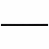 Screw-on Door Brush Seals 12 pcs White 100 cm Aluminium Alloy 42019543