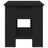 ZNTS Black Oak Coffee Table - 101x49x52 cm Made from Engineered Wood 862764