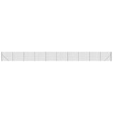 Wire Mesh Fence with Flange Anthracite 1.6x25 m 154300