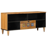 TV Cabinet with Shelf Natural 100 x 33 x 46 cm Solid Mango Wood 4018276