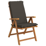 High Back Chair Cushion GEMERT 2 pcs 100% Polyester Anthracite 945888