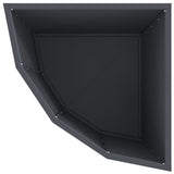 Corner Planter Anthracite 45 x 45 x 50 cm Steel 883670