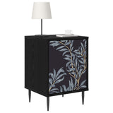 Bedside Cabinet DOKKUM 2 pcs Black Oak 36 x 33 x 51 cm 8007246