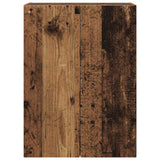 TV Wall Cabinet Old Wood 59.5 x 31 x 80 cm Engineered Wood 892367