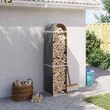 Log Holder Anthracite 40x45x170 cm Galvanised Steel 364558
