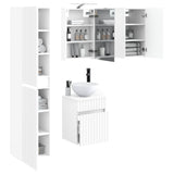 Bathroom Cabinet Set 5 pcs White 40 x 10.5 x 60.5 cm 3407335