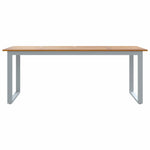 Garden Dining Table Grey 200 x 90 x 75 cm 4010597