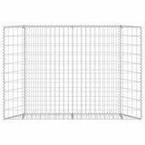 Trapezium Gabion Raised Bed Galvanised Steel 150x20x100 cm 145654