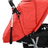 Tandem Stroller Steel Red and Black 10111