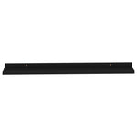 Wall Shelves 4 pcs Black 100x9x3 cm 326670