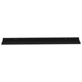 Wall Shelves 4 pcs Black 100x9x3 cm 326670
