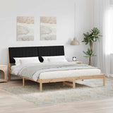 Bed Frame with Headboard Brown 180 x 200 cm Solid Pine Wood 3394405