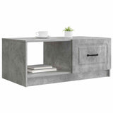 Coffee Table Concrete Grey 90 x 50 x 37 cm Engineered Wood 895878