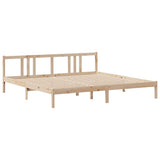 Bed Frame with Headboard without Mattress 180x200 cm Super King 3306716