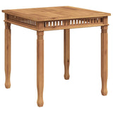 Garden Dining Table 80x80x80 cm Solid Teak Wood 49384