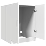 Washing Machine Cabinet White 71x71.5x91.5 cm 808395