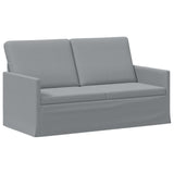 Sofa Set 2 pcs Light Grey Fabric 3433148