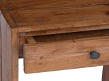 Bedside Table Brown 63 x 30 x 79 cm Solid Mahogany Wood 42012385
