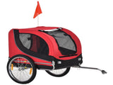 Steel Dog Bike Trailer Pet Cart Carrier for Bicycle Kit Water Resistant with Hitch Coupler Travel T3398P548130