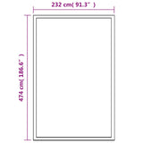 Greenhouse Aluminium 481x250x195 cm 23.44 m 45218