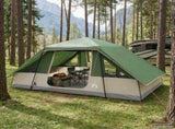 Family Tent with Rainfly Water-resistant 6-Person Green 42042202