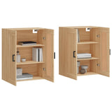 Wall Mounted Cabinets 2 pcs Sonoma Oak Engineered Wood 3198020