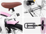 Kids Bike 12 Inches for 2-4 Years Old White 42009657