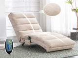 GOMYWAY Fabric Relaxation Chaise Lounge Chair, Full Body Support Fixed Recliner Sofa with Gentle W2678P389544