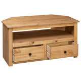 Corner TV Cabinet 93x49x49 cm Solid Pine Panama Range 282685