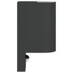 ZNTS Outdoor Wall Lights with Sensors 2pcs Black Die-cast Aluminium 4006317