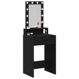 Dressing Table Black 50 x 41 x 140 cm Engineered Wood 865155