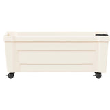 Calypso Planter with Wheels White 79 x 35 x 33 cm PP 42041719