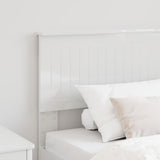 Headboard Gloss White Engineered wood 888467