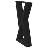 Coffee Table Legs 2 pcs Black 38x cm Steel 4012700
