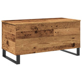 ZNTS Coffee Table Old Wood 90x44.5x45 cm Engineered Wood 857442