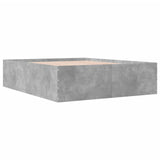 Bed Frame without Mattress Concrete Grey 150x200 cm 3280919