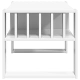 Coffee Table White 92 x 49.5 x 45 cm Engineered Wood 8000108